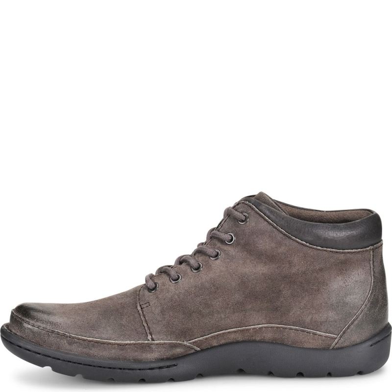 Born Men's Nigel Boots - Grey Combo Distressed (Grey)