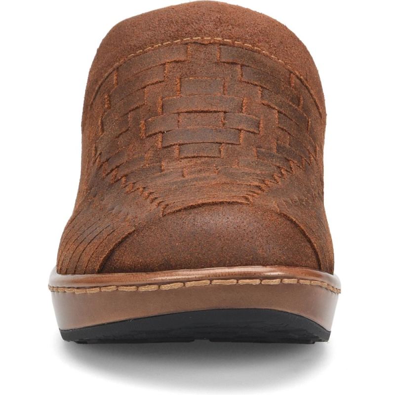 Born Women's Yucatan Distressed Clogs - Glazed Ginger (Brown)