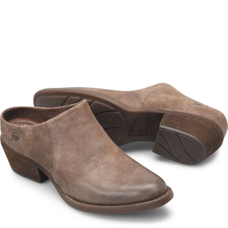 Born Women's Starr Boots - Taupe Distressed (Tan)