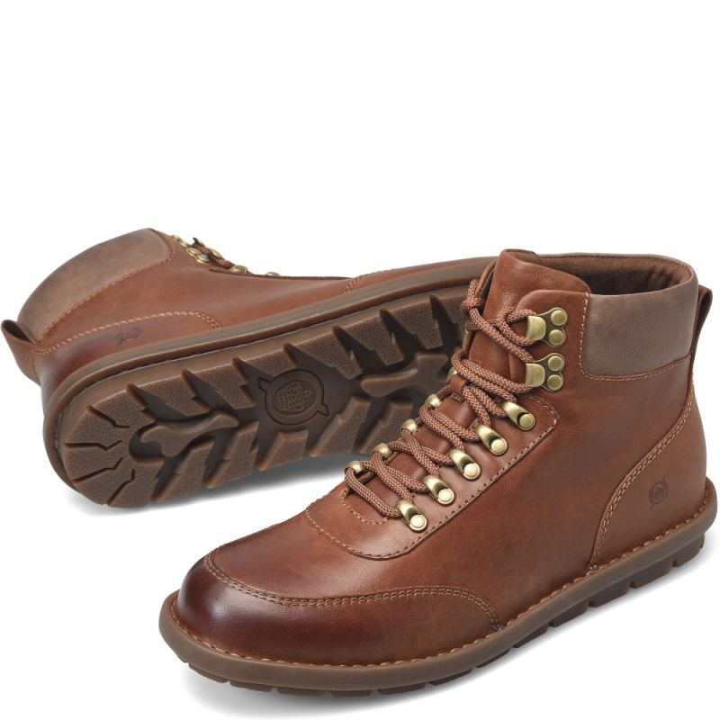 Born Men's Scout Boots - Brown With Taupe (Brown)