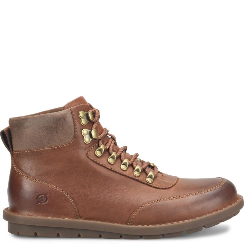 Born Men's Scout Boots - Brown With Taupe (Brown)