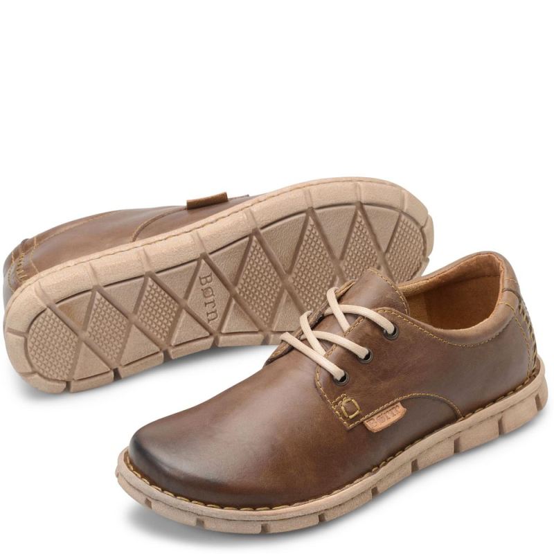 Born Men's Soledad Slip-Ons & Lace-Ups - Dark Sunset (Brown)