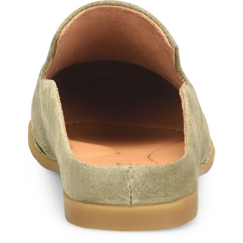 Born Women's Maia Flats - Kiwi Distressed (Green)