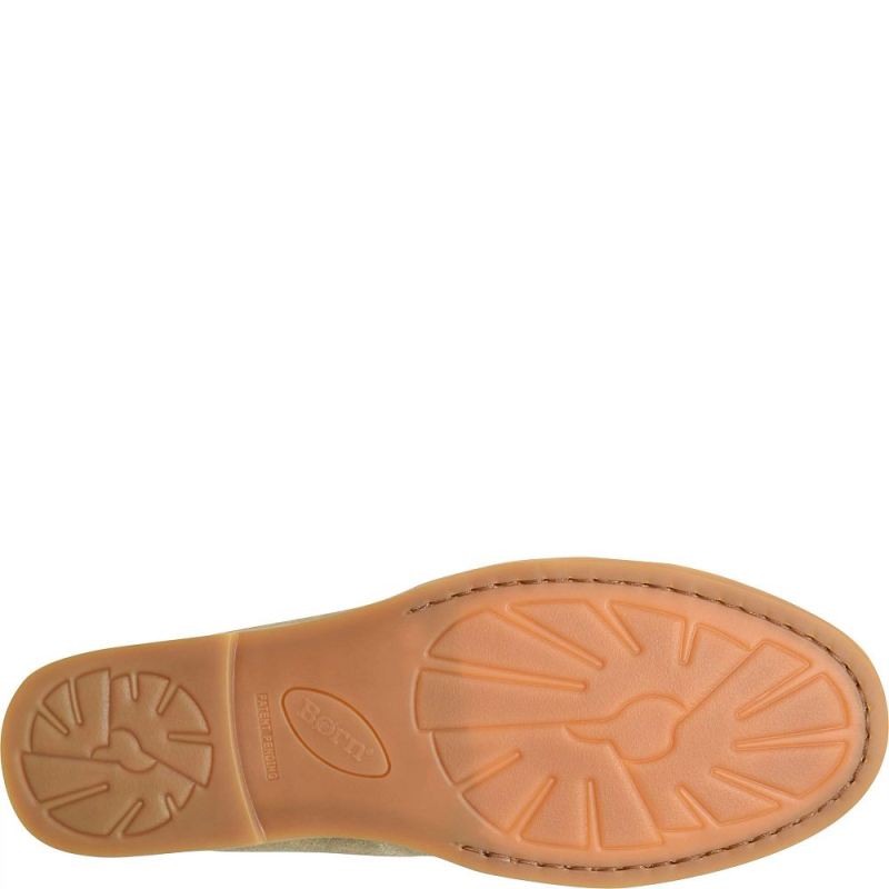 Born Women's Maia Flats - Kiwi Distressed (Green)
