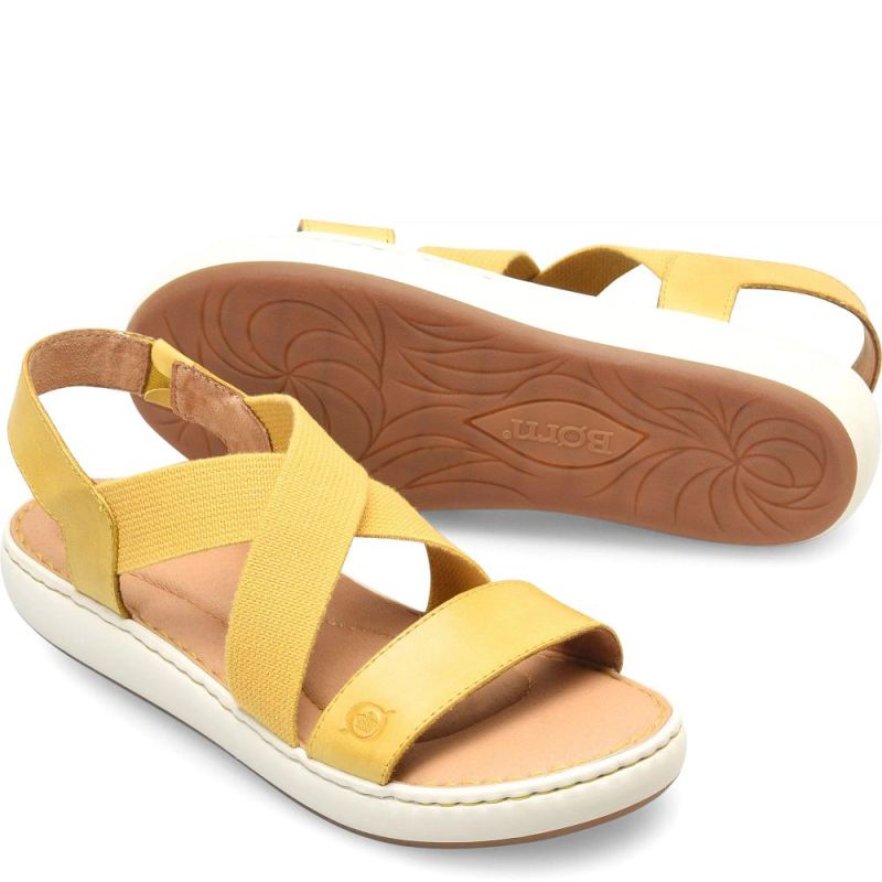 Born Women's Jayla Sandals - Lemon (Yellow) Born Women's Jayla Sandals - Lemon (Yellow)