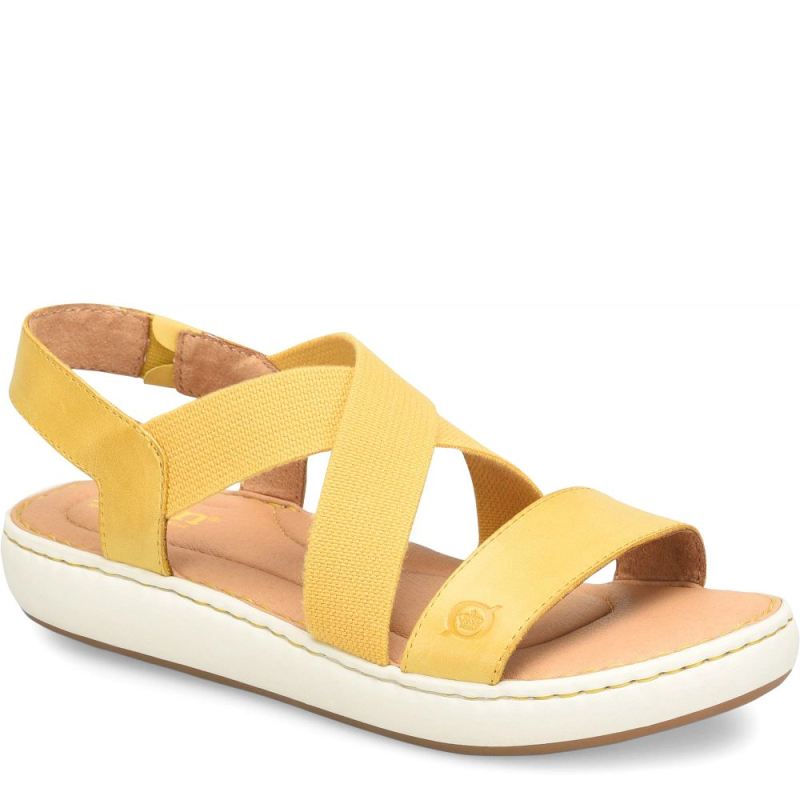 Born Women's Jayla Sandals - Lemon (Yellow)