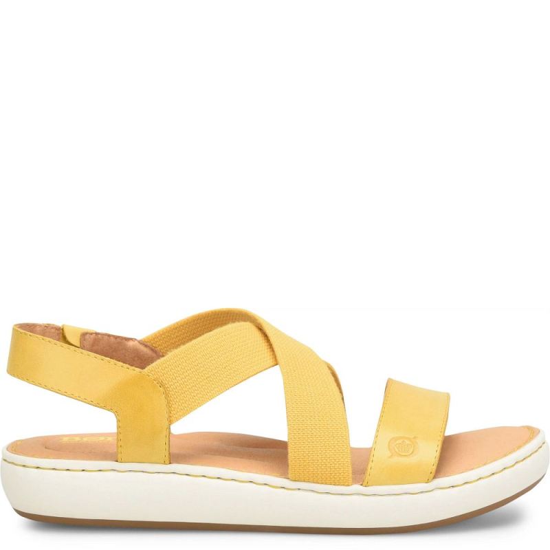 Born Women's Jayla Sandals - Lemon (Yellow)