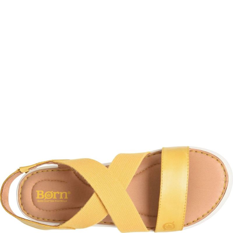 Born Women's Jayla Sandals - Lemon (Yellow)