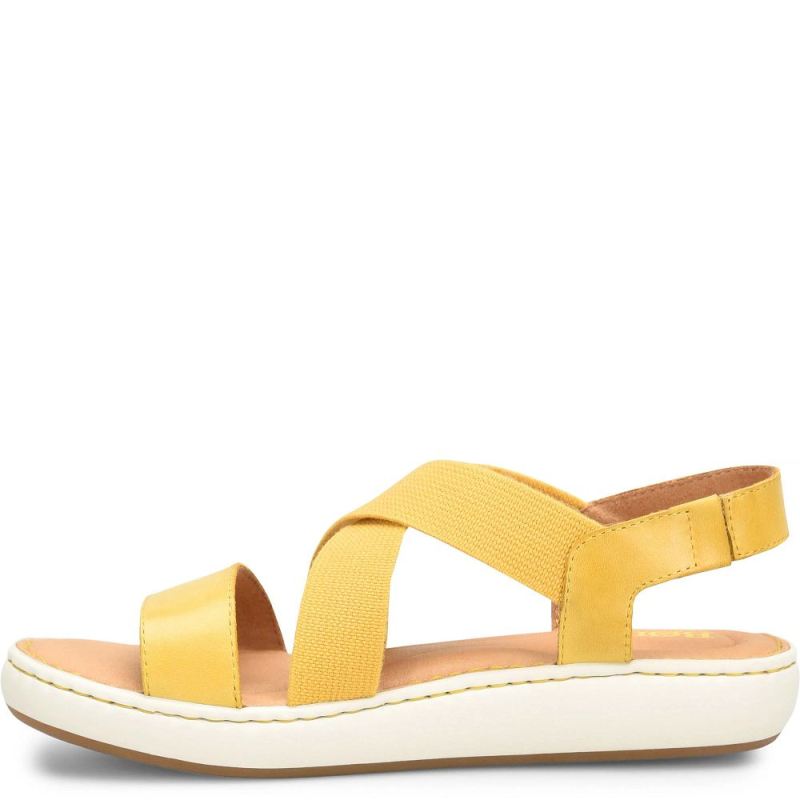 Born Women's Jayla Sandals - Lemon (Yellow)