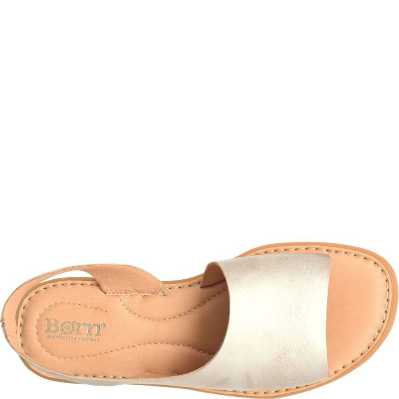 Born Women's Inlet Sandals - Gold (Metallic)