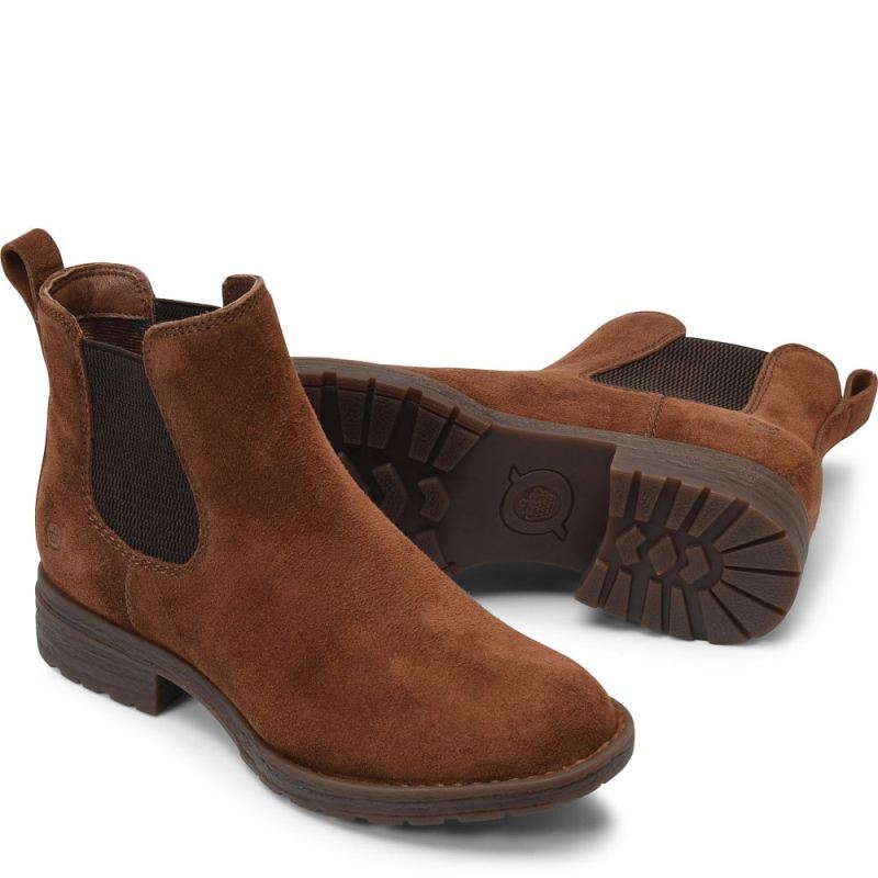 Born Women's Cove Boots - Rust Siena Suede (Brown)