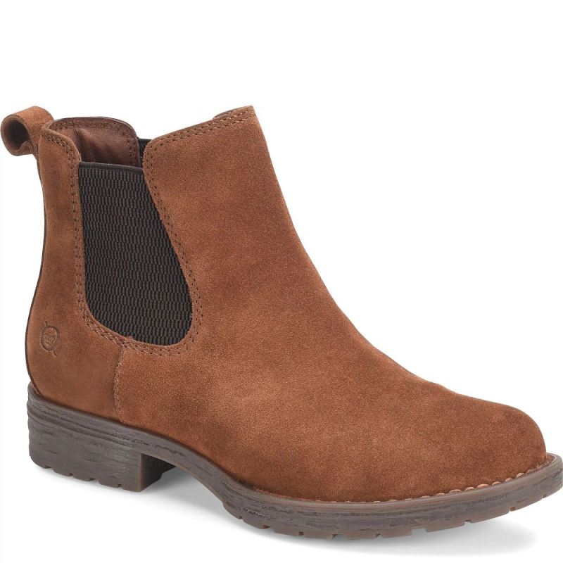 Born Women's Cove Boots - Rust Siena Suede (Brown)
