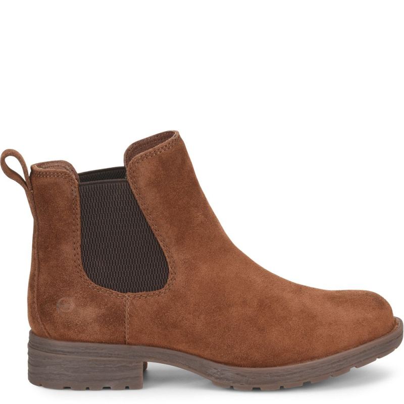 Born Women's Cove Boots - Rust Siena Suede (Brown)