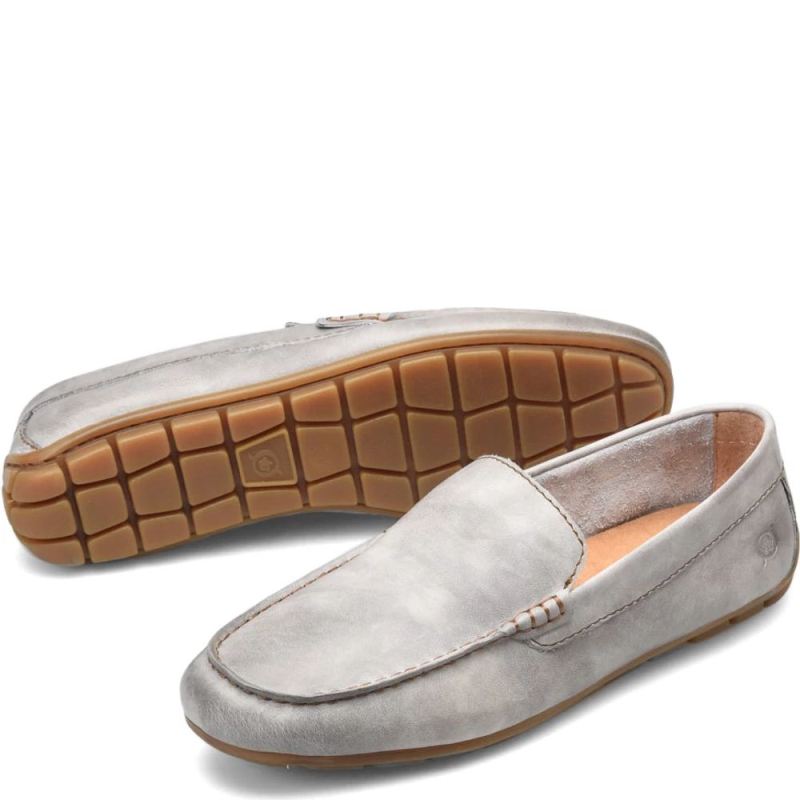 Born Men's Allan Slip-Ons & Lace-Ups - Grey Cenere (Grey)