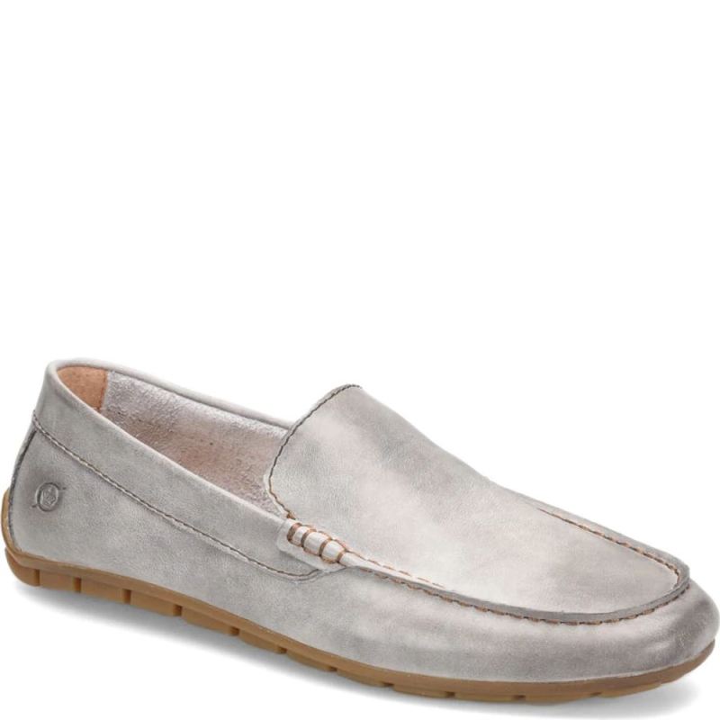 Born Men's Allan Slip-Ons & Lace-Ups - Grey Cenere (Grey)