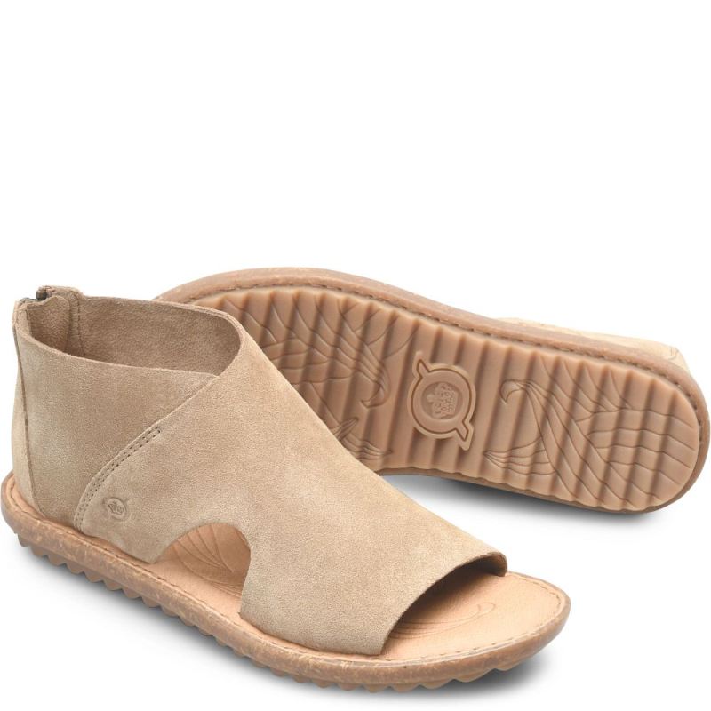 Born Women's Maren Sandals - Taupe Suede (Tan)