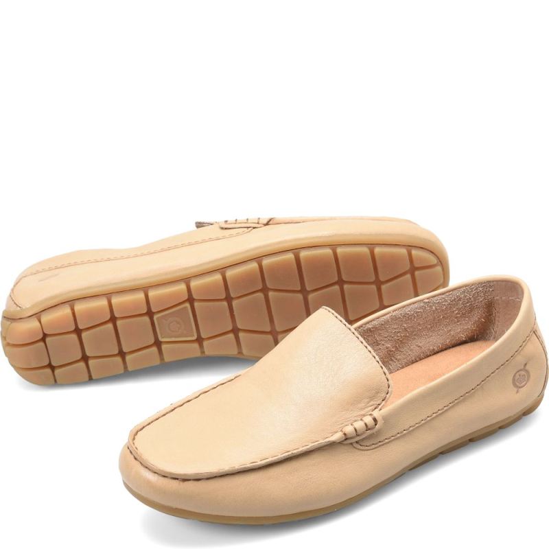 Born Men's Allan Slip-Ons & Lace-Ups - Natural Landa (Tan)
