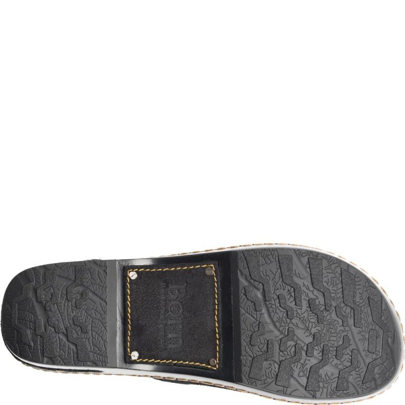 Born Women's Yucatan Distressed Clogs - Black