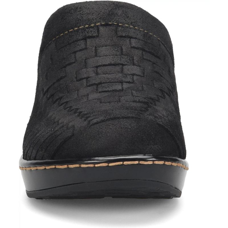 Born Women's Yucatan Distressed Clogs - Black