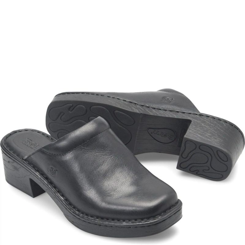 Born Women's Hilary Clogs - Black