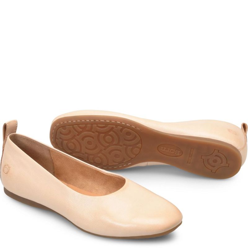 Born Women's Beca Flats - Natural Nude (Tan)