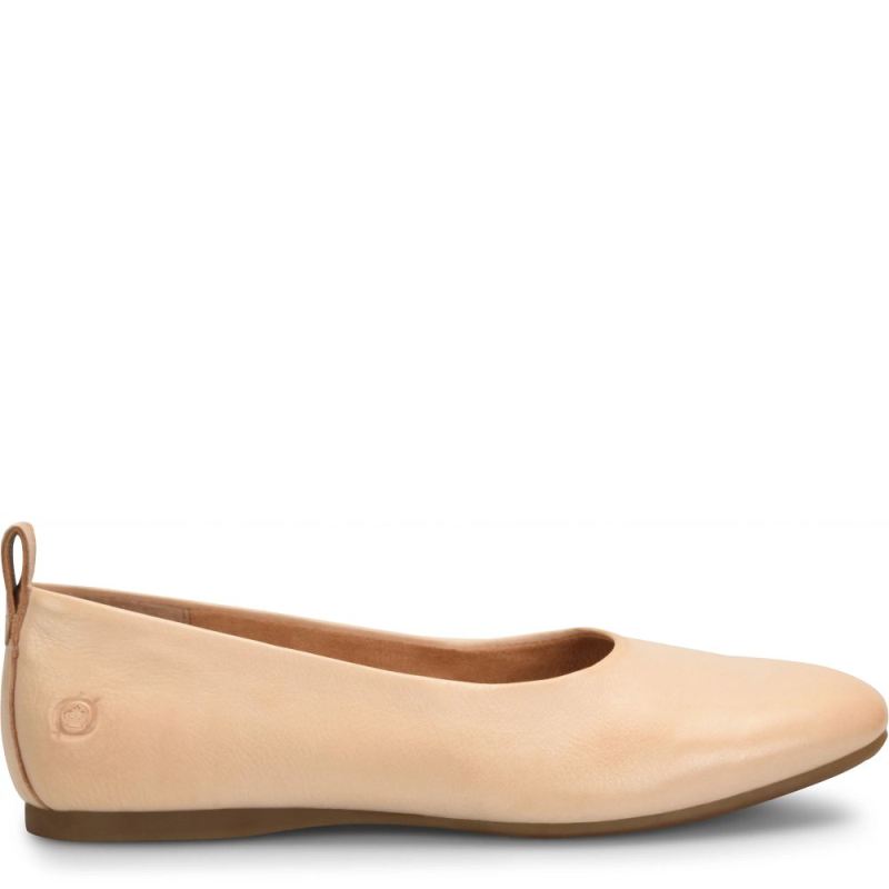 Born Women's Beca Flats - Natural Nude (Tan)