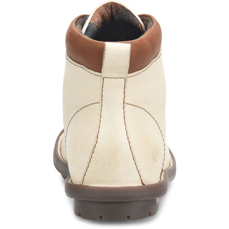 Born Women's Blaine Boots - Cream and Brown (White)