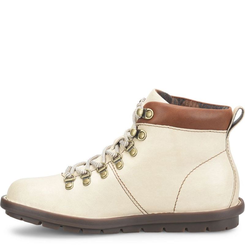 Born Women's Blaine Boots - Cream and Brown (White)