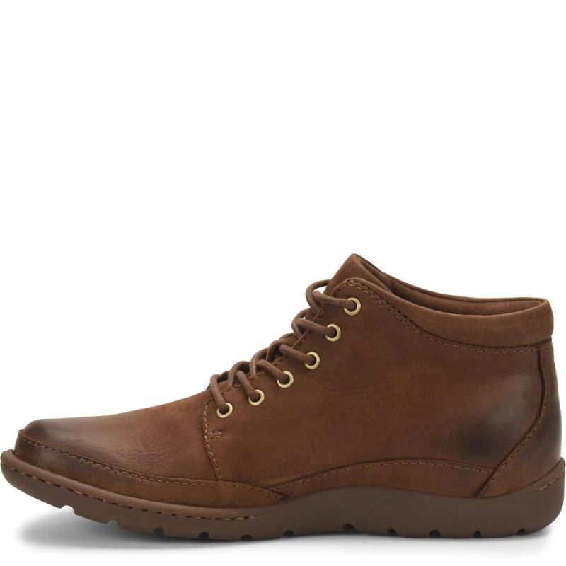 Born Men's Nigel Boots - Carafe Nubuck (Brown)