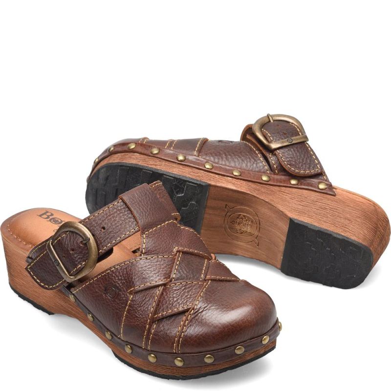 Born Women's Amber Clogs - Cinnamon Stick (Brown)