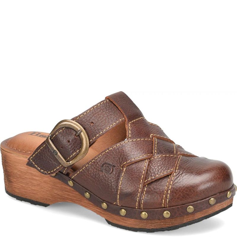 Born Women's Amber Clogs - Cinnamon Stick (Brown)