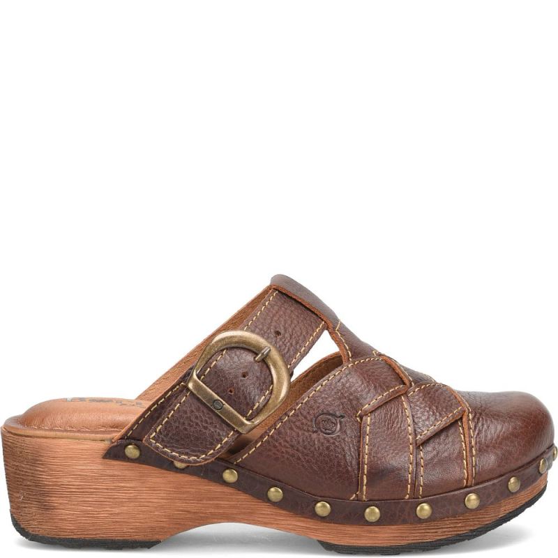 Born Women's Amber Clogs - Cinnamon Stick (Brown)