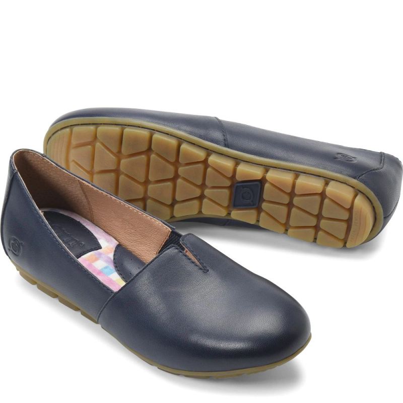 Born Women's Sebra Flats - Navy Peacoat (Blue)