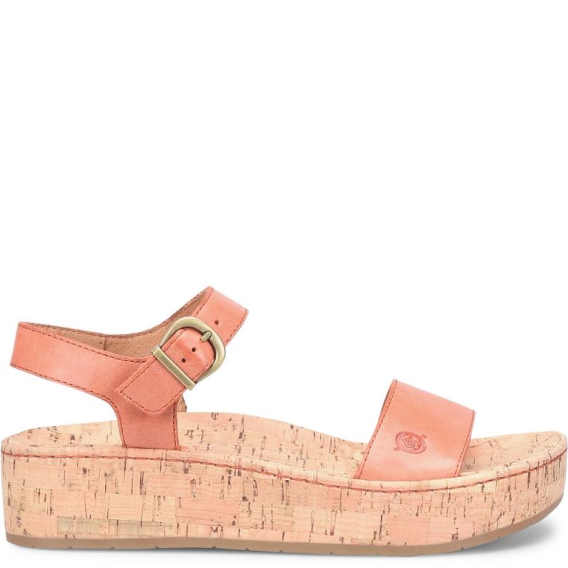 Born Women's Sari Sandals - Orange Papaya (Orange)