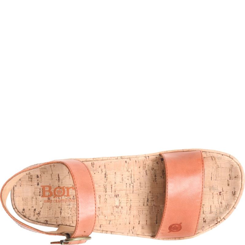 Born Women's Sari Sandals - Orange Papaya (Orange)