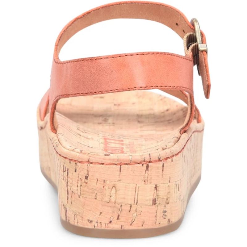 Born Women's Sari Sandals - Orange Papaya (Orange)