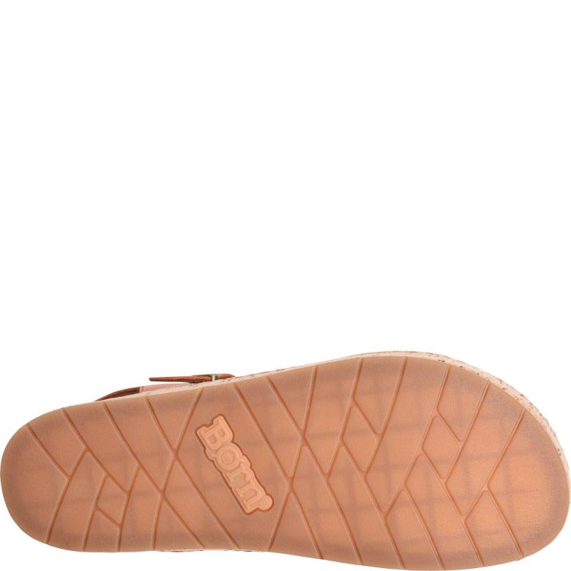 Born Women's Sari Sandals - Orange Papaya (Orange)