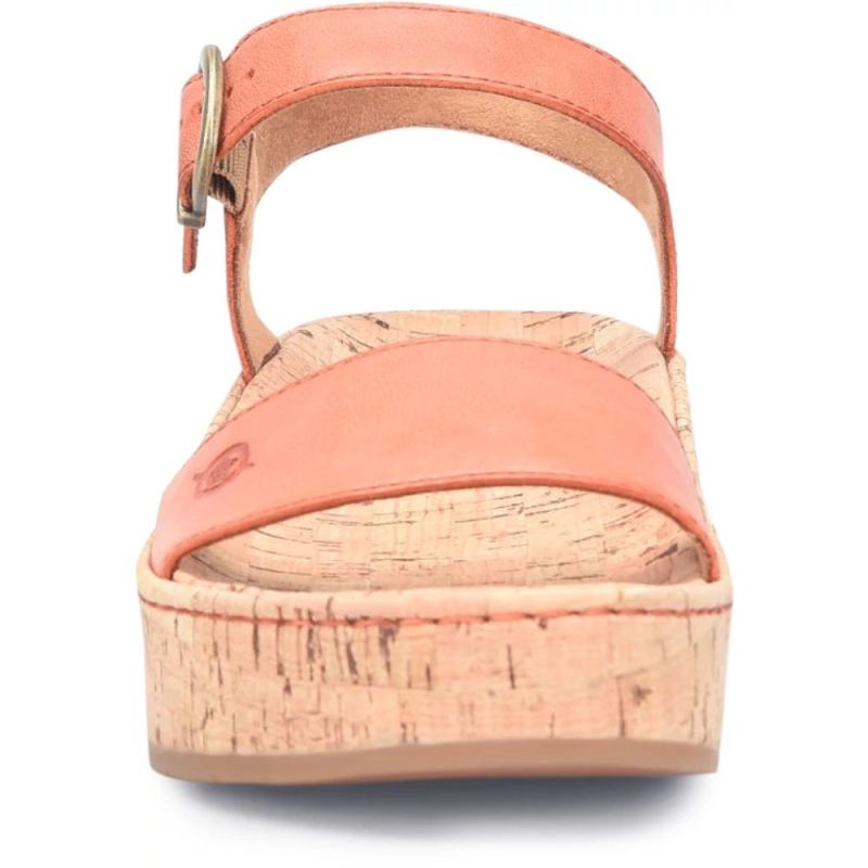 Born Women's Sari Sandals - Orange Papaya (Orange)