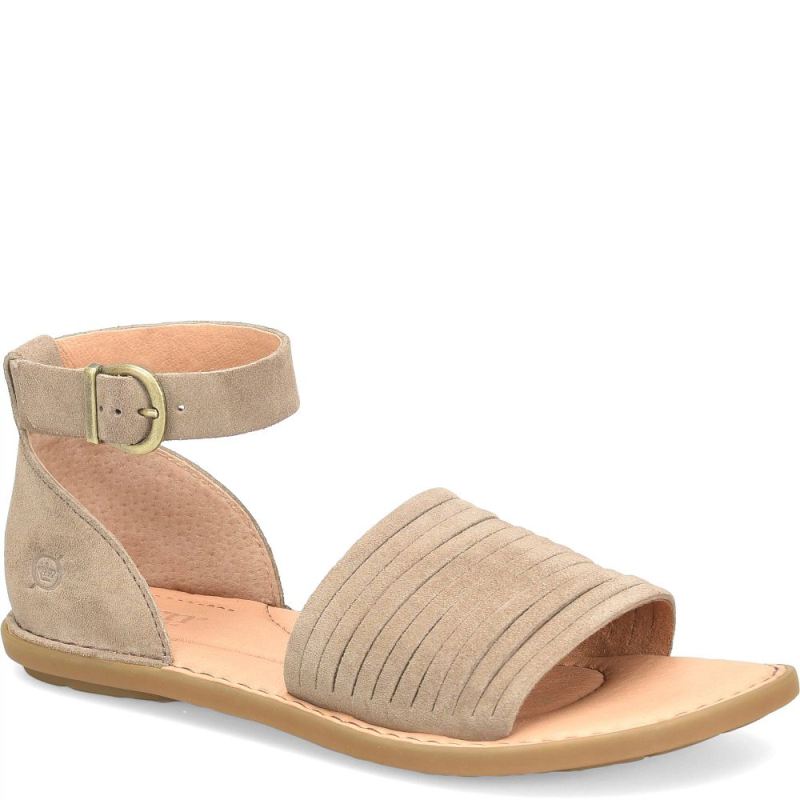Born Women's Margot Sandals - Taupe Suede (Tan)