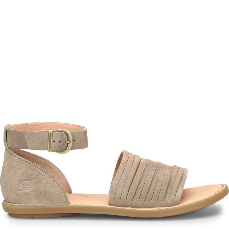 Born Women's Margot Sandals - Taupe Suede (Tan)