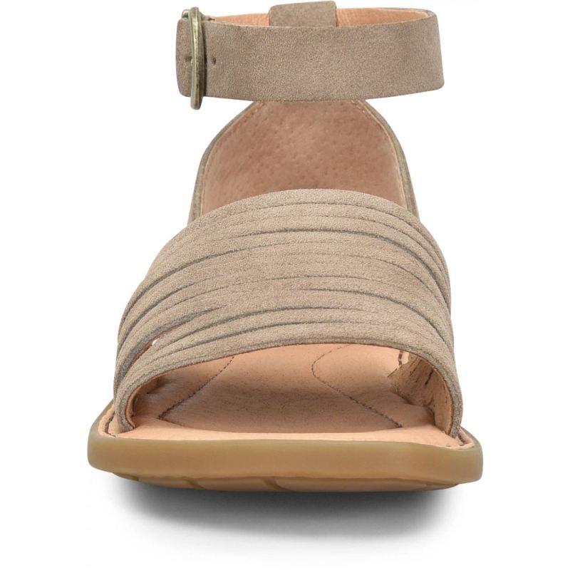 Born Women's Margot Sandals - Taupe Suede (Tan)