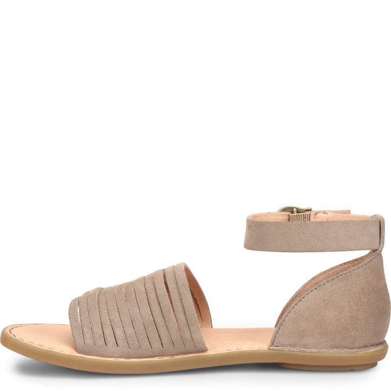 Born Women's Margot Sandals - Taupe Suede (Tan)