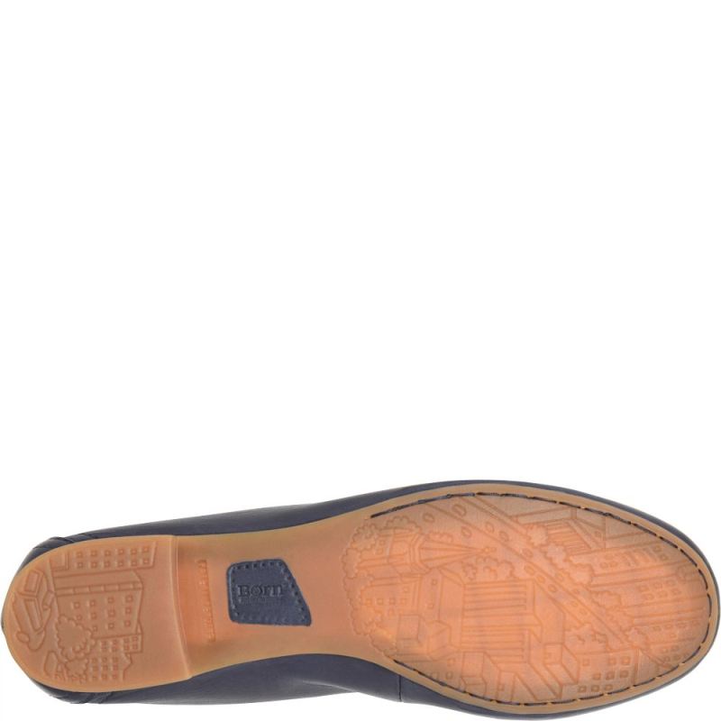 Born Women's Julianne Flats - Navy (Blue)