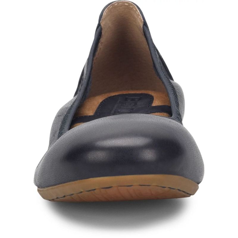 Born Women's Julianne Flats - Navy (Blue)