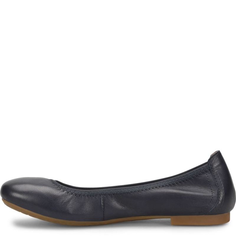 Born Women's Julianne Flats - Navy (Blue)
