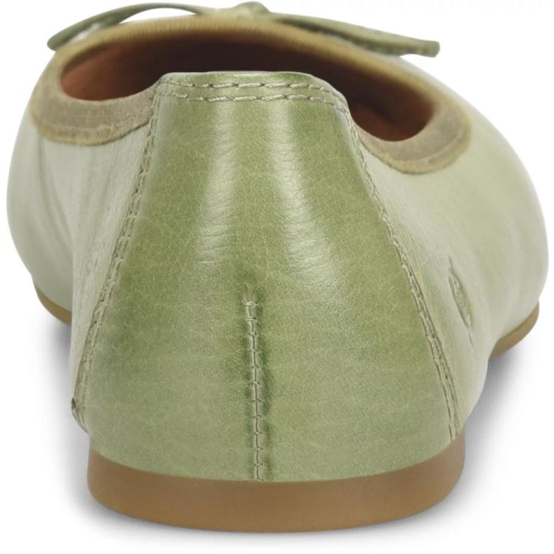 Born Women's Brin Flats - Green Leaf (Green)