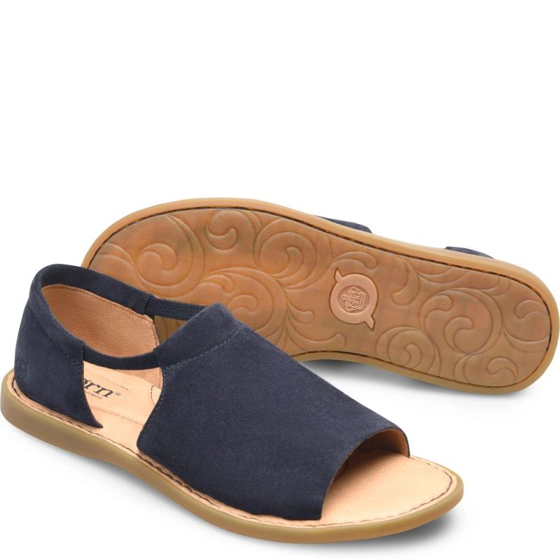 Born Women's Cove Modern Sandals - Navy River Suede (Blue) Born Women's Cove Modern Sandals - Navy River Suede (Blue)