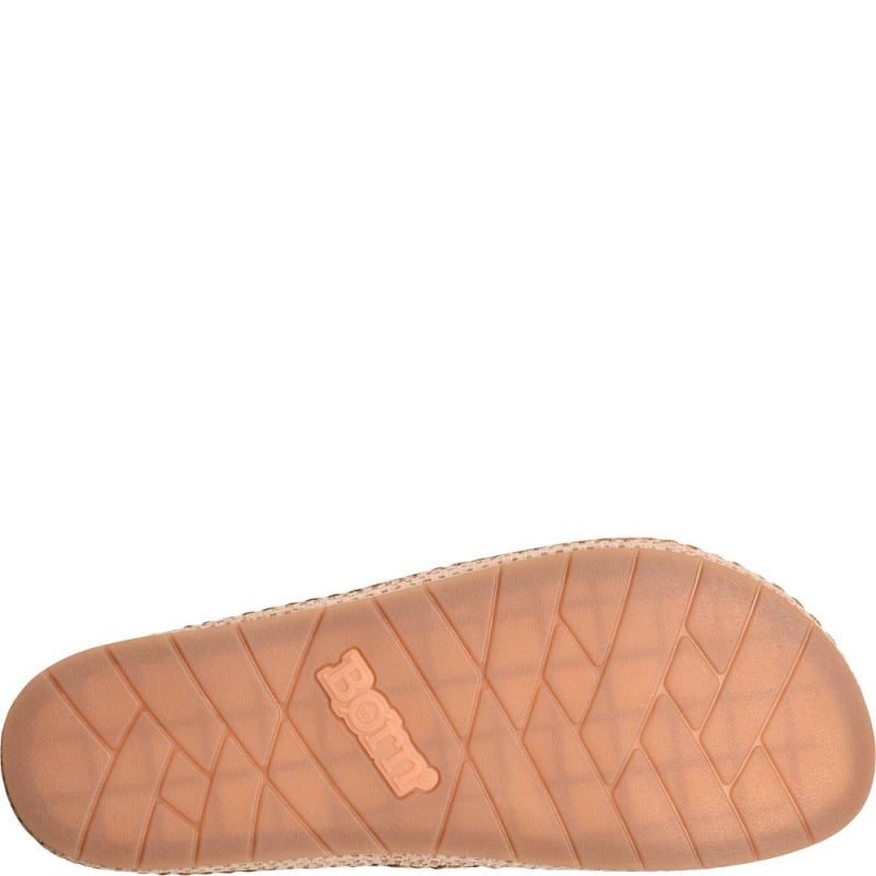 Born Women's Sloane Sandals - Tan Camel Distressed (Brown)