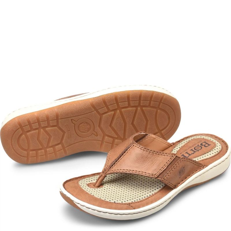 Born Men's Corvo Sandals - Terra (Brown)
