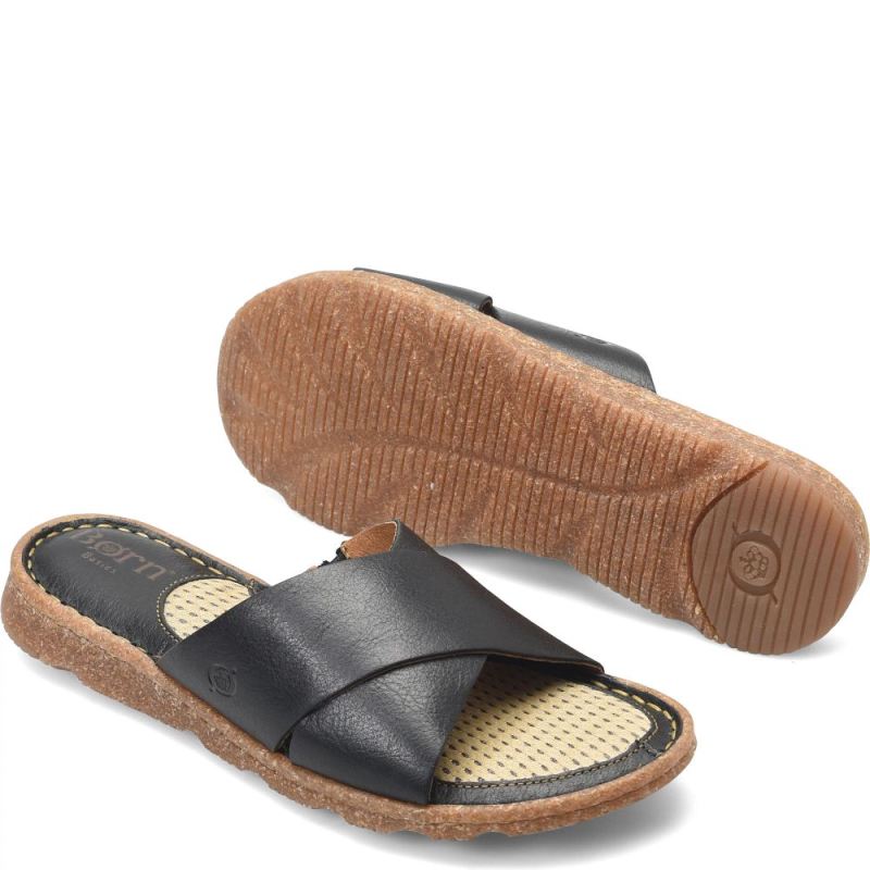 Born Women's Hana Basic Sandals - Black Born Women's Hana Basic Sandals - Black